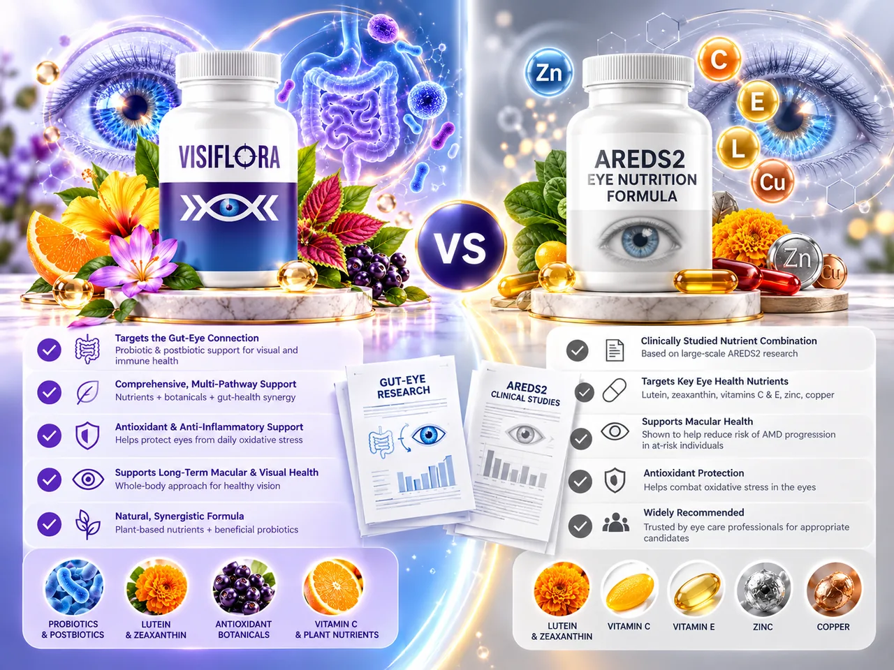 Related comparison visual used to discuss how evidence differs by formula.