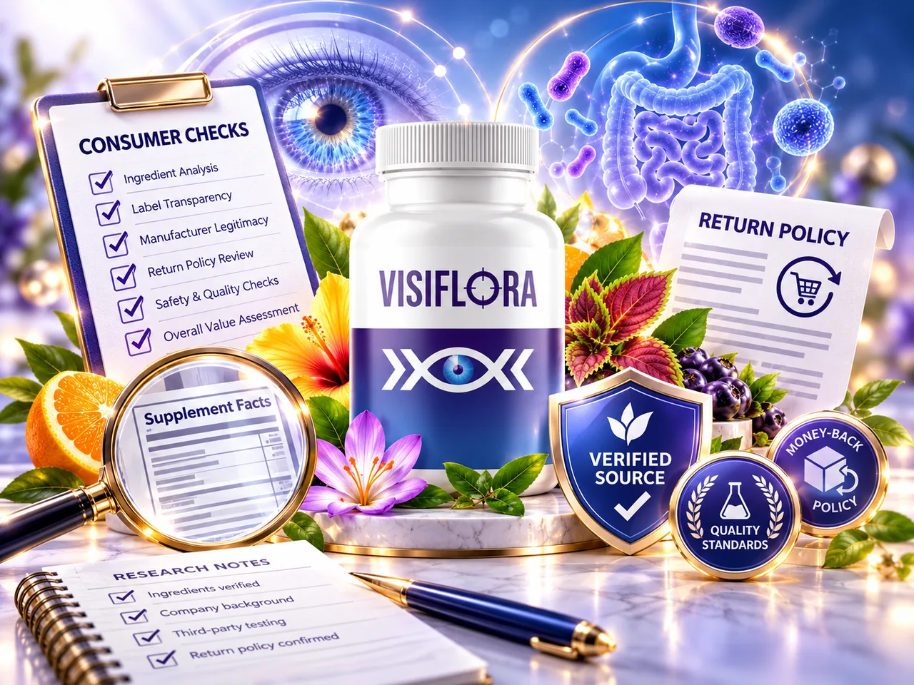 Original VisiFlora consumer-checks artwork